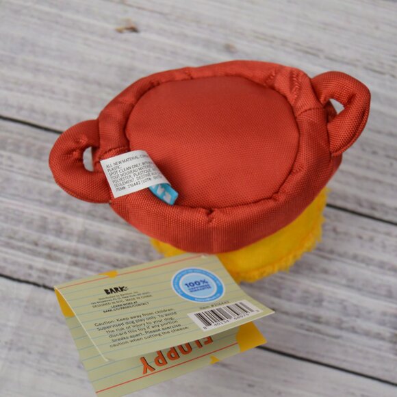 Bark Box Dog Toy Mac N' Jeez Cheese Squeaker Crinkle Small 0-20 Lbs NEW - Picture 11 of 12